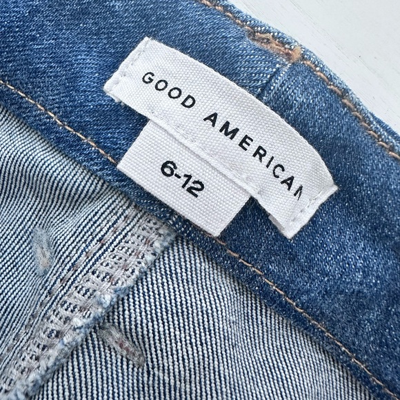Good American Good Legs Always Fits Distressed Skinny Jeans Size 6-12 - Picture 6 of 8